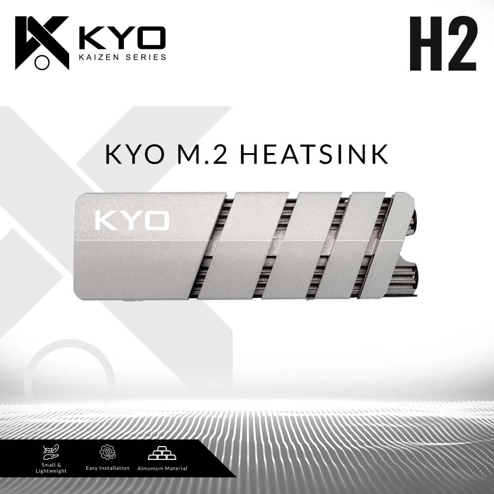 KYO H2 M2 Heatsink NVMe & M.2 NGFF M2Heatsink Cooling