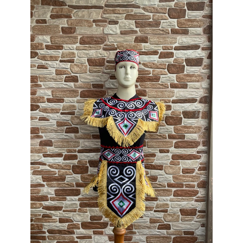 RENDA BORDIR AKSESORIS KOSTUM PAPUA ANAK ANAK