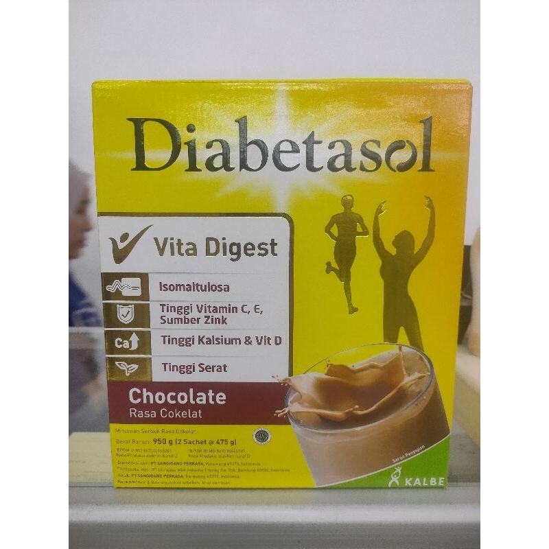 

DIABETASOL SUSU RASA COKLAT 950 GR