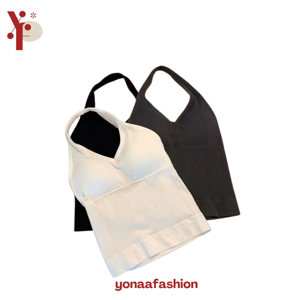 YN BR183 TankTop Satu Tali Wanita Tanktop Bra With Cup Korean Style TAnkTop Bra Sexy