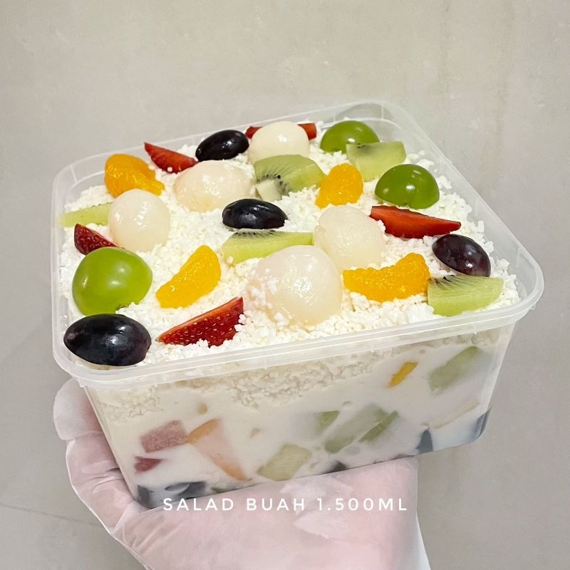 

-1 - Salad Buah Size 1.500ml - kirim kurir GOSEND/GRAB/SHOPEE EXPRESS INSTANT saja