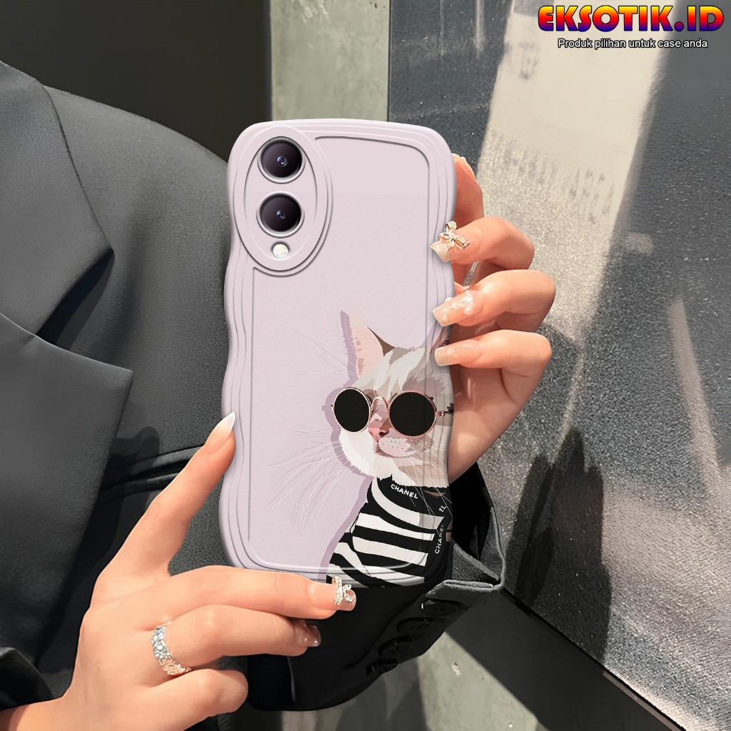 Case Vivo Y17S Gelombang - Casing Vivo Y17S - Silikon Vivo Y17S - Softcase Vivo Y17S - Kesing Vivo Y