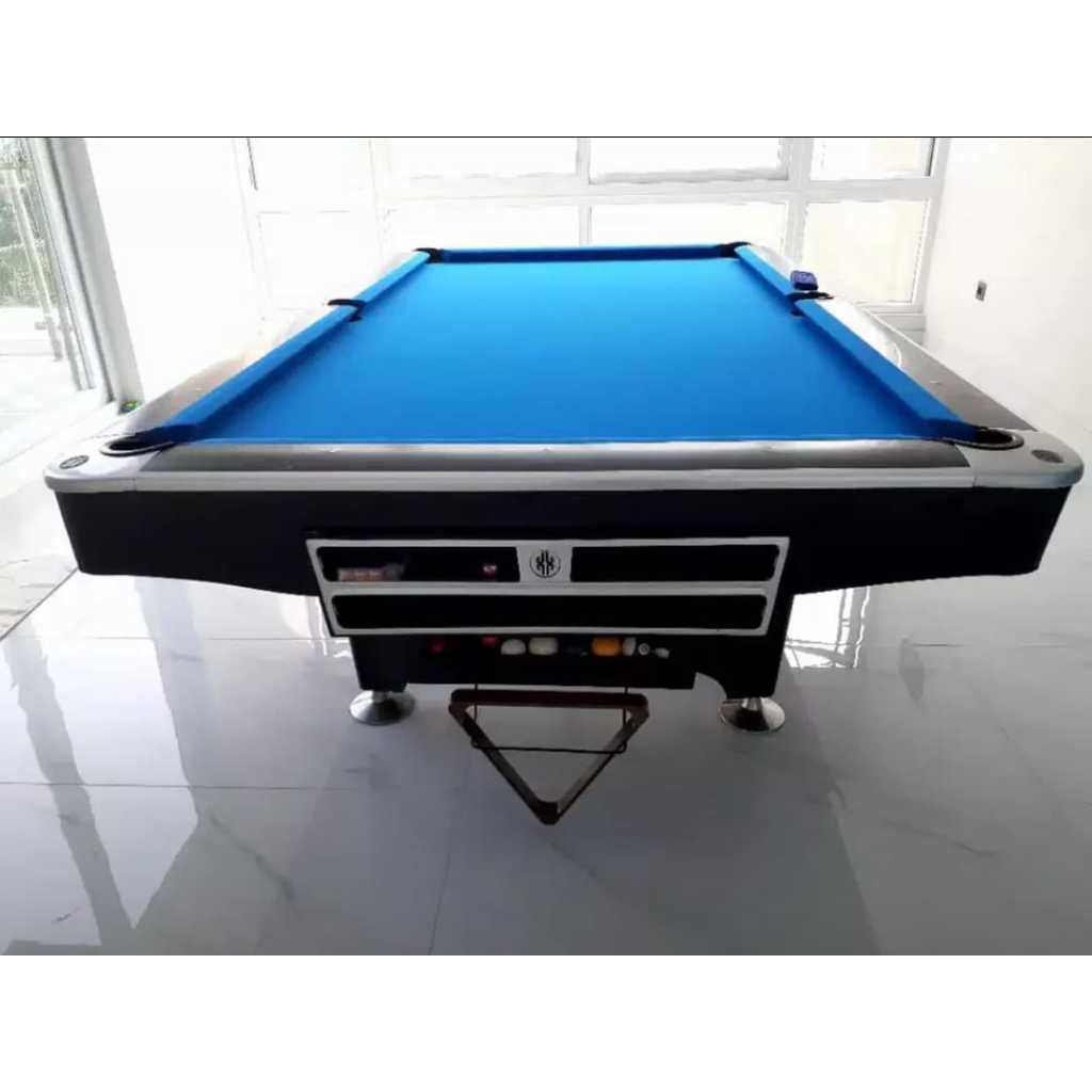 MEJA BILLIARD 9FT EXCELLENT UPGRADE BATU HITAM & KAIN