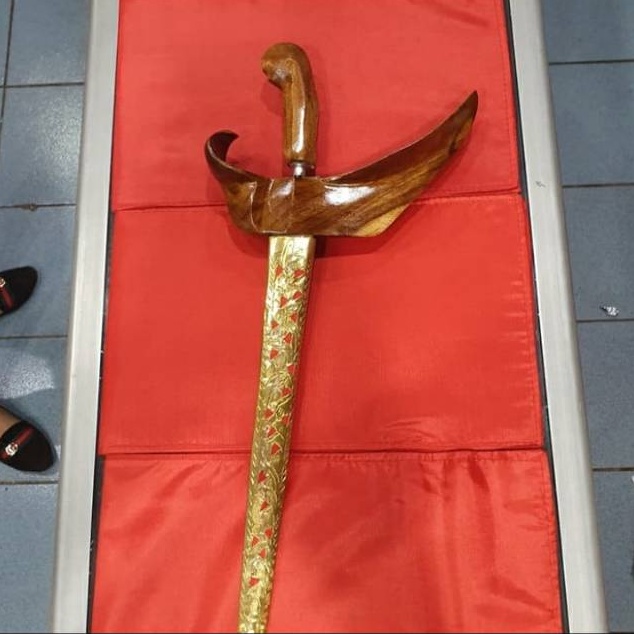 Keris dewasa pengantin adat jawa  Keris adat jawa ukir KODE I5L4