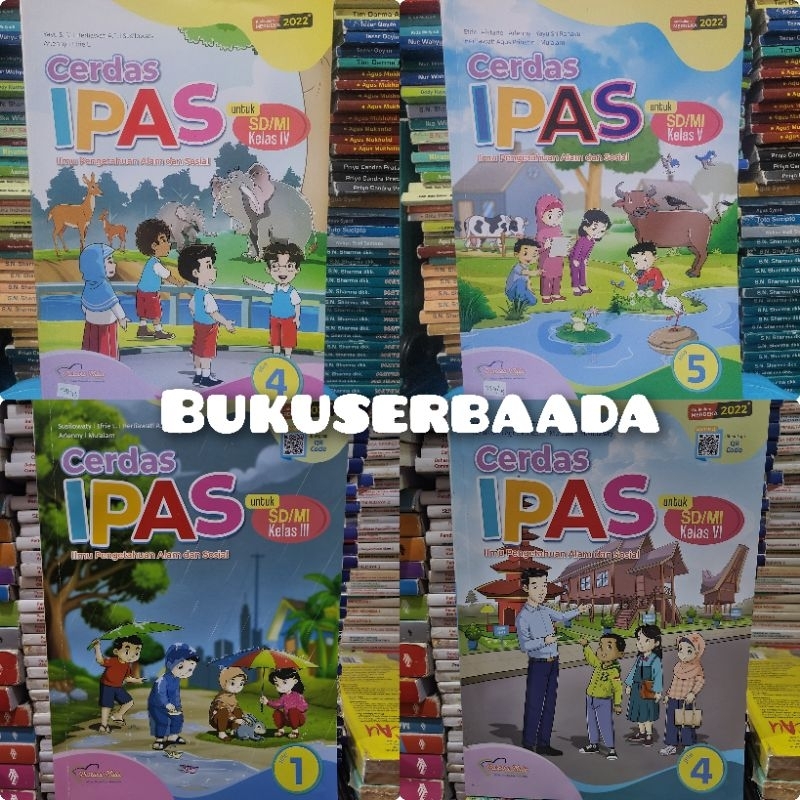 BUKU PUSTAKA MULIA - CERDAS IPAS KELAS 3 4 5 6 SD KURIKULUM MERDEKA