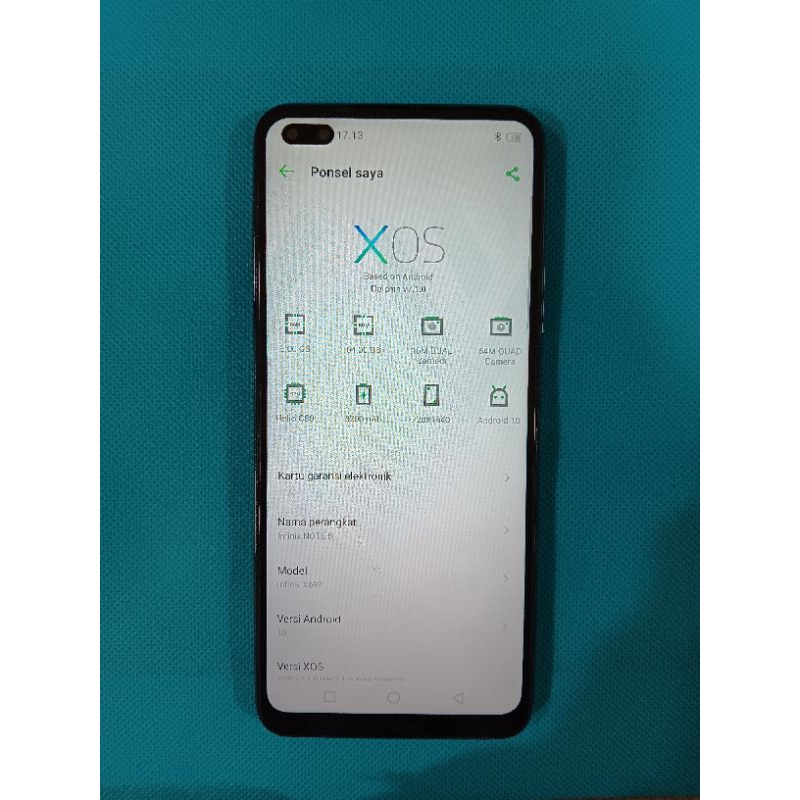 Infinix note  8 Ram 6/64gb
