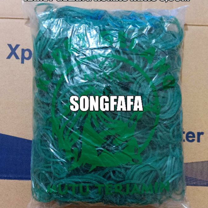 

KF7 Isi 5gram Karet Gelang Kumas Hijau 35cm