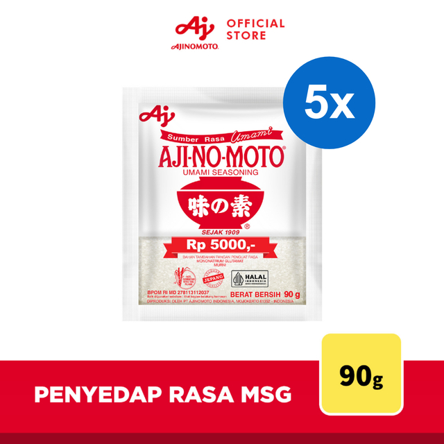 

Ajinomoto Penyedap Rasa 90gr x 5 pcs