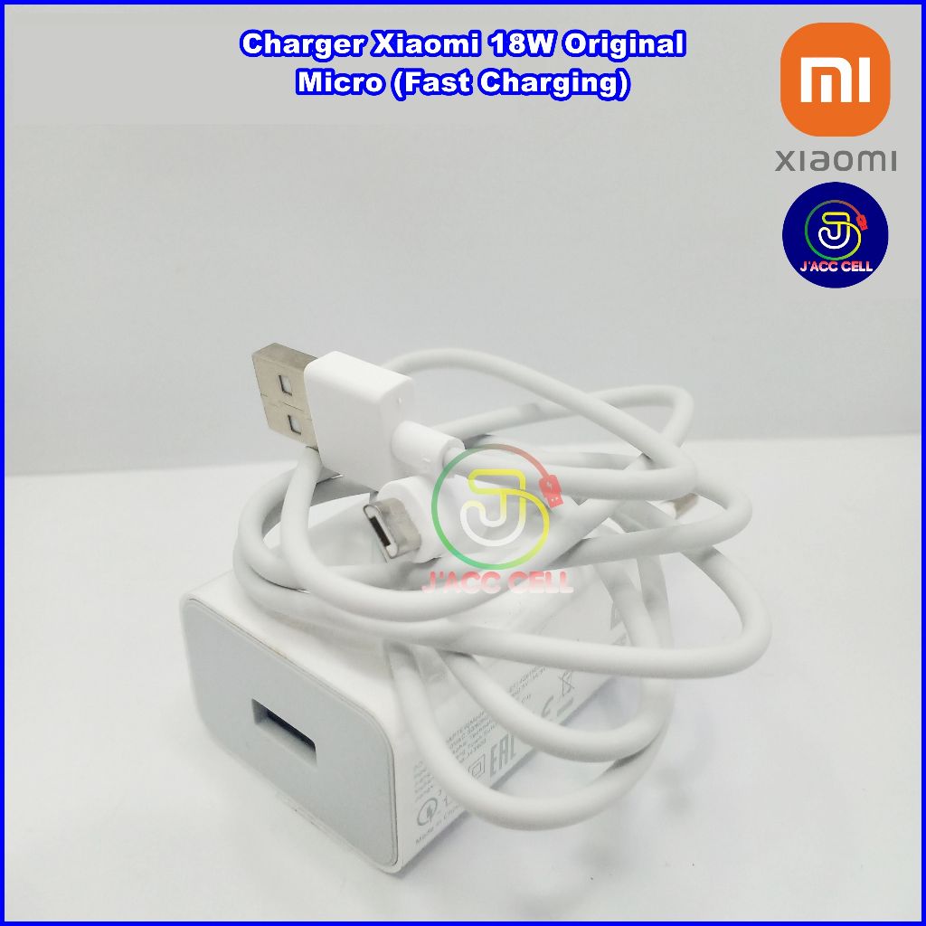 TC Charger Xiaomi 18W Micro USB Casan Xiaomi 18 Watt QC3.0 Fast Charging Original