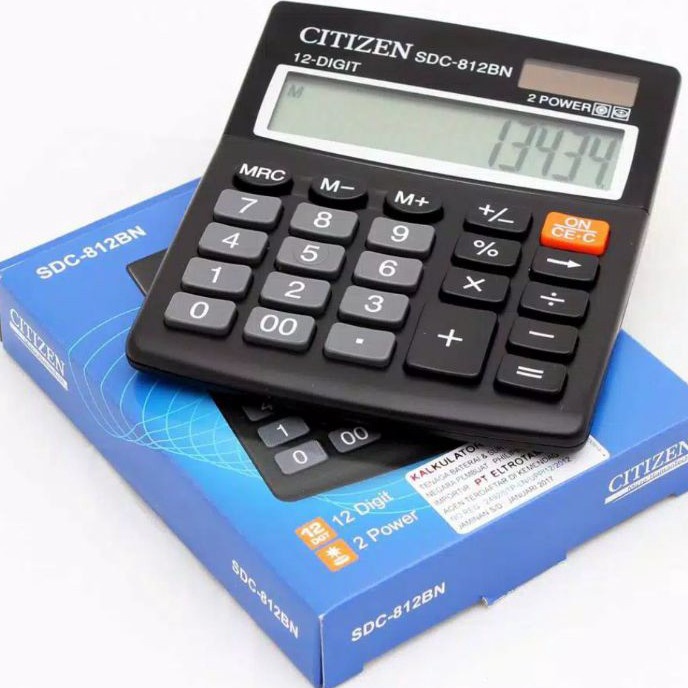 

FG2 Kalkulator 12 Digit Angka CITIZEN SDC 812 Calculator Digital