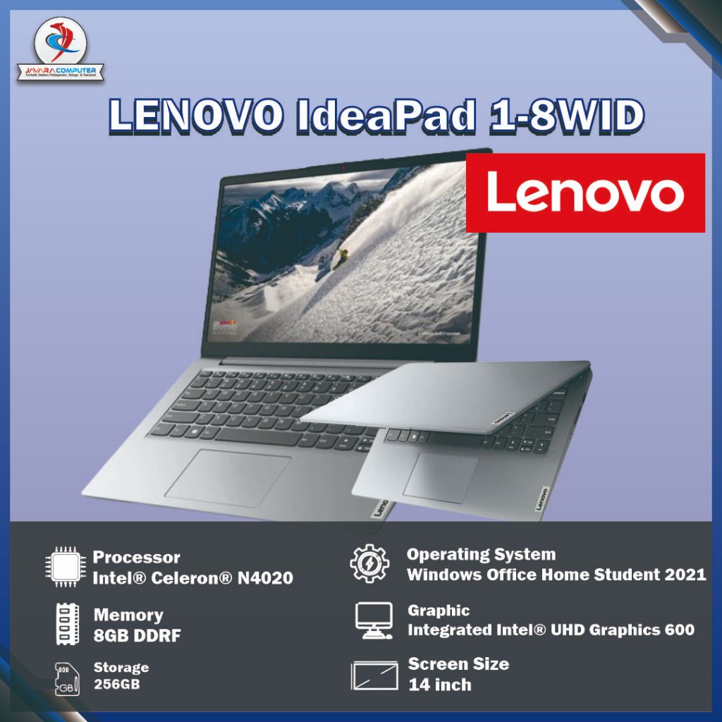 Lenovo Ideapad Slim 1 14 8WID N4020 8GB 256SSD W11