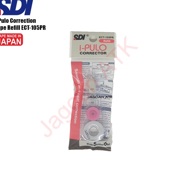 

Murah Refill Correction Tape TipX Kertas 5mmX6m iPulo SDI ECT15PR Pink