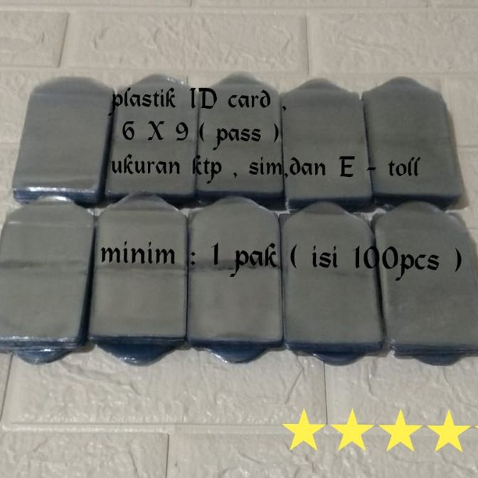

KF7 plastik id card plastik nametag 6 X 9 pass
