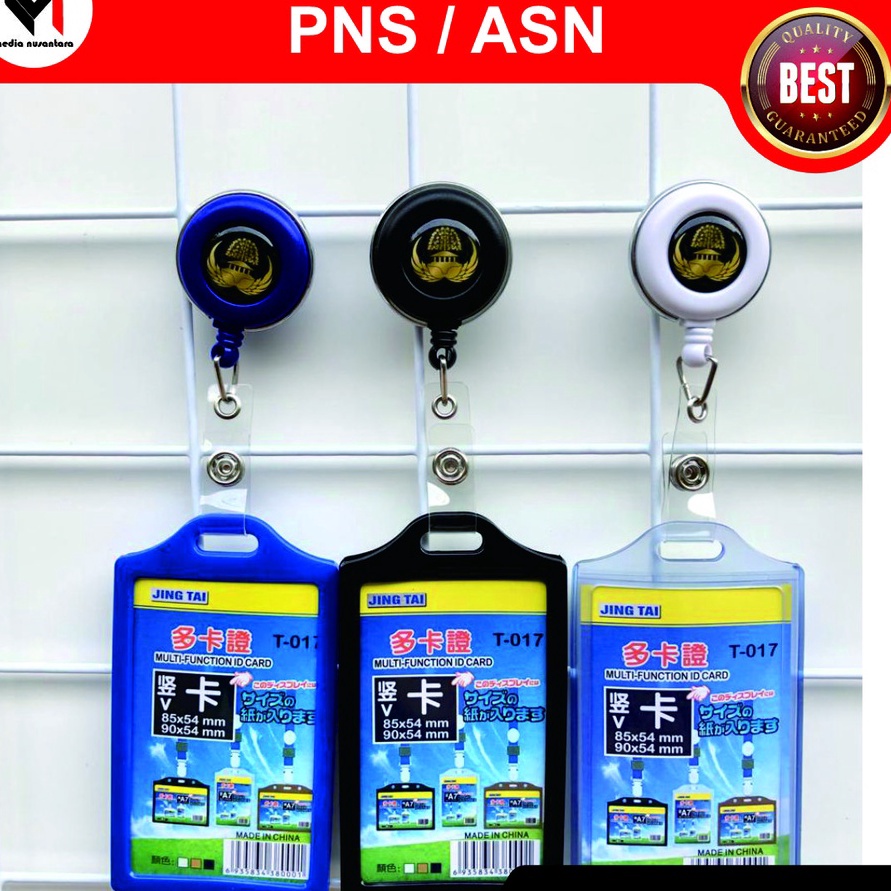 

KF7 Korpri ASN PNS Yoyo logo Nametag ID Card Holder
