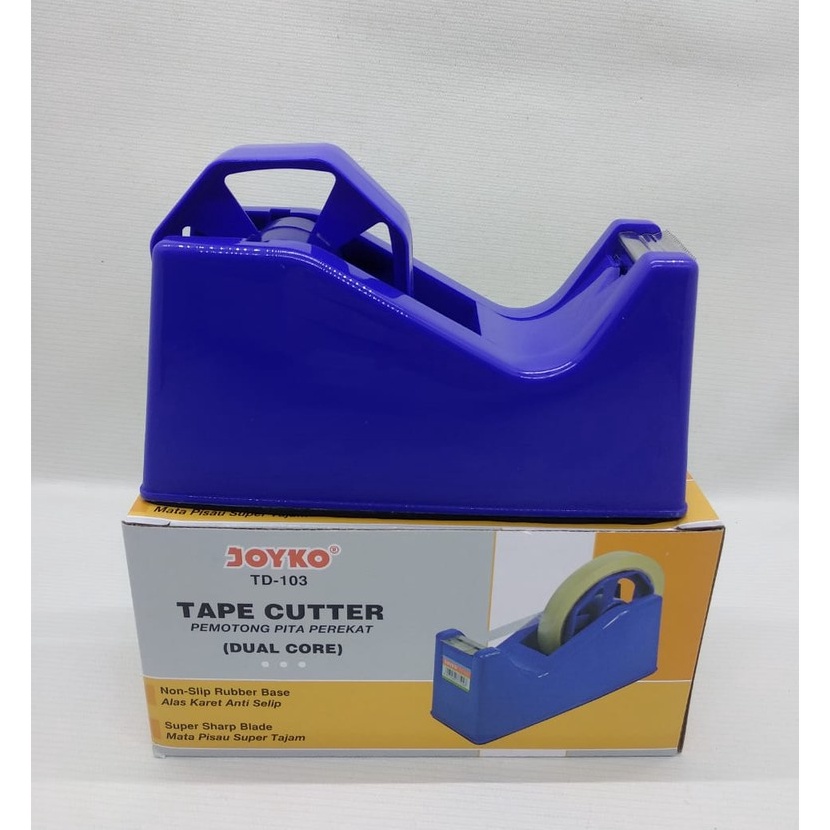 

Hematku Tape Dispenser Sedang Tape cutter Tempat solatip Joyko TD13