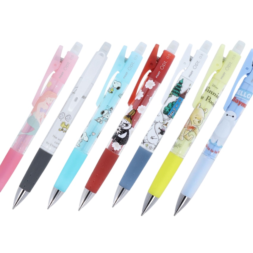 

Wah Pilot Opt Shaker Peanuts Snoopy Disney Princess Ariel Moomin Little My Mechanical Pencil 5mm Pensil Mekanik Limited Edition