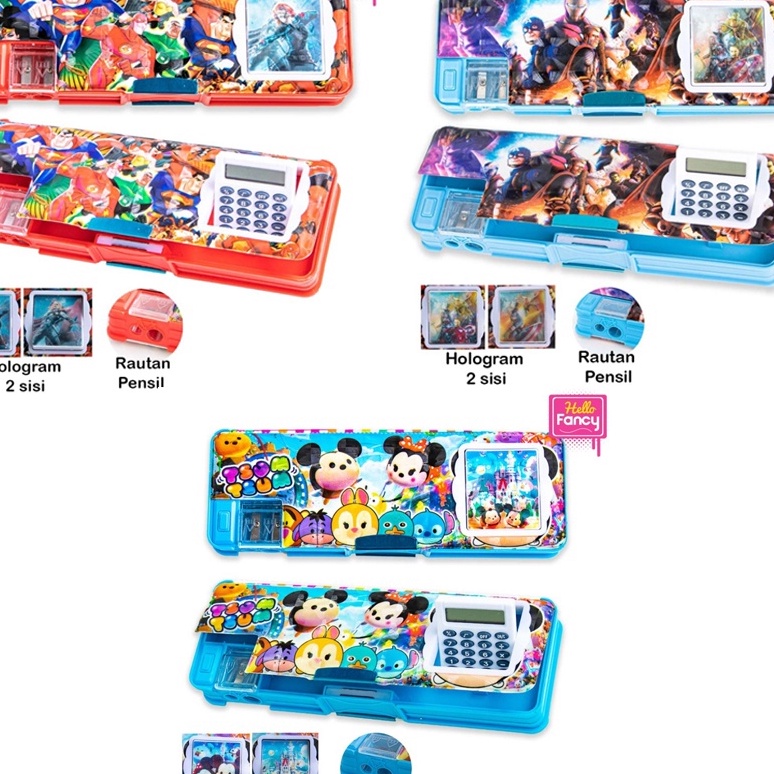 

HJ6 Tempat Pensil Magnet Karakter Kalkulator Kotak Pensil CC786