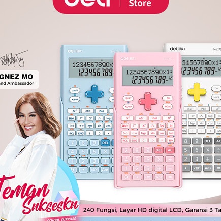 

KI3 Deli Calculator Scientific Kalkulator 24 Fungsi Kalkulasi 3 Warna 17 DELI TIPE TERBARU kalkulator ilmiah kalkulator