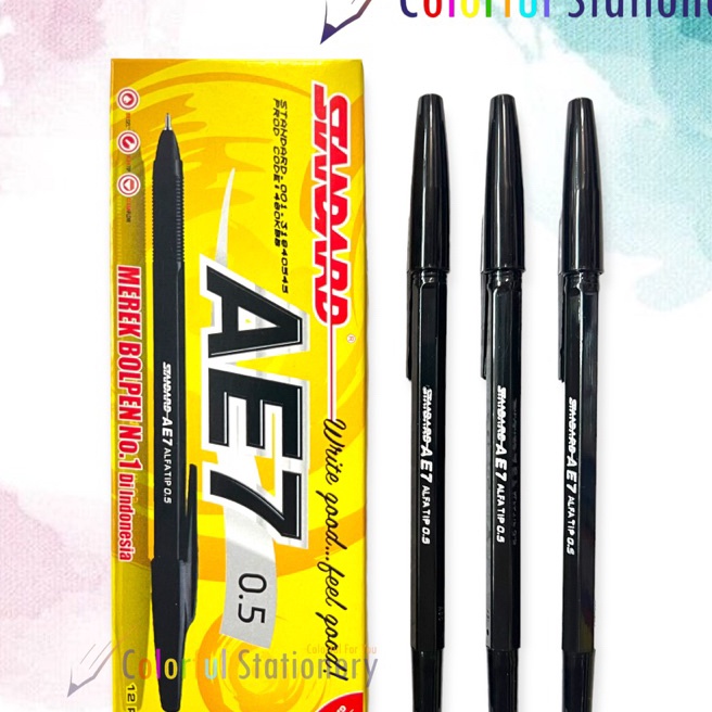 

Mega Pulpen Ballpoint Standard AE 7 12 Pcs
