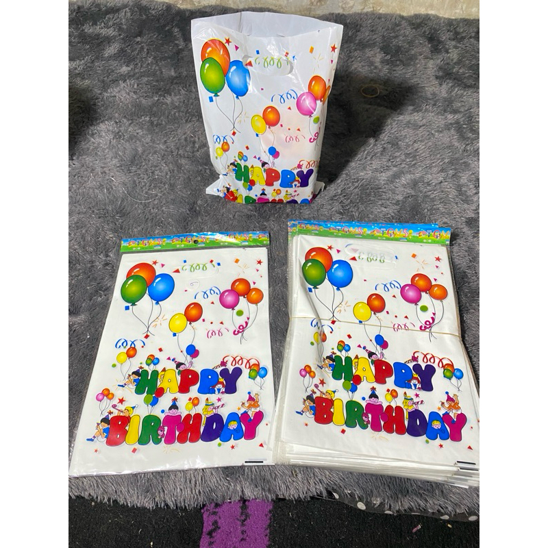 

Plastik bingkisan snack untuk ulang tahun bahan tebal ( isi 10 pcs )