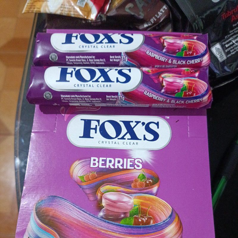

Permen Fox's berries stickpack - kemasan stick roll