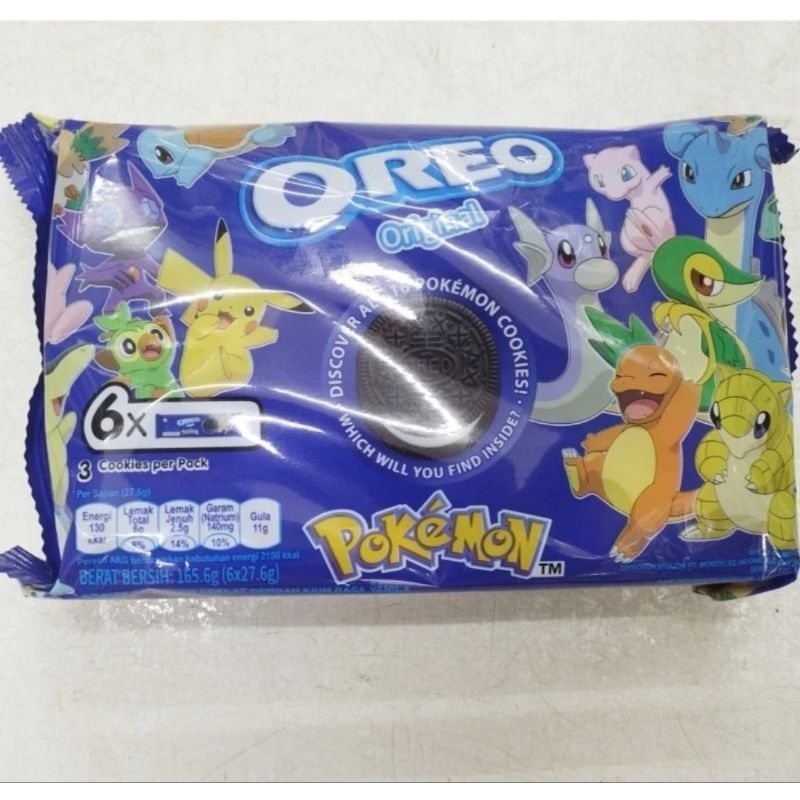 

Oreo Pokemon Special Edition Oreo Pikachu Original 6X27gr