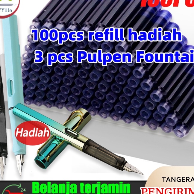 

KF7 Pulpen Fountain Tinta Isi Ulang Pengganti Ukuran 38mm5mm Untuk Sekolah Kantorpulpen Refillfountain pen Refill