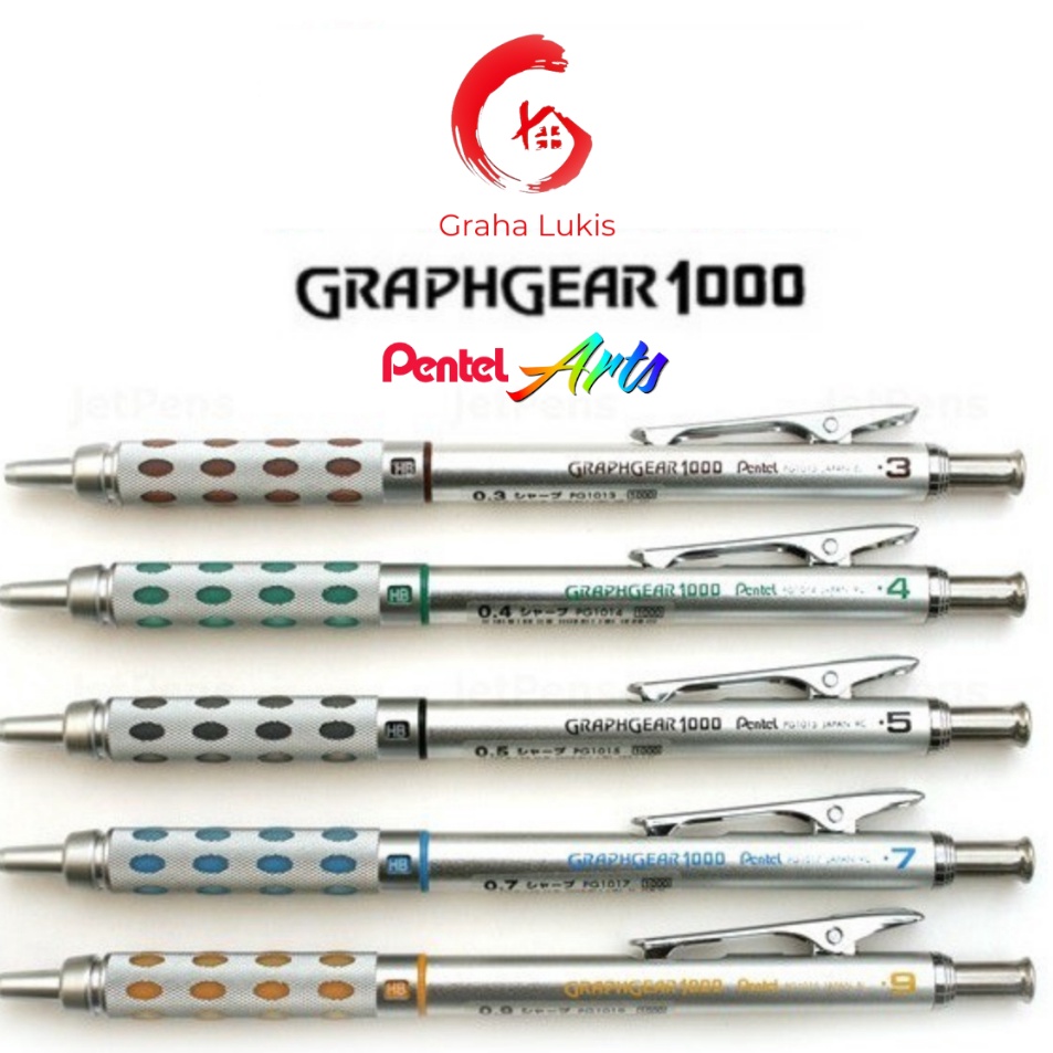 

Pentel Graph Gear 1 Drafting Pencil 3 5 7 9 mm