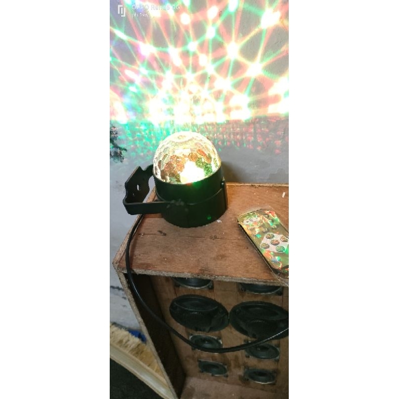 Lampu led Party/ Lampu disco mini asli ada remot dan bisa mengikuti irama