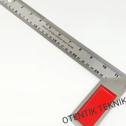 

KF7 PENGGARIS SIKU 3 CM SIKU TUKANG 12 INCH SIKU CARPENTER STAINLESS 3CM SUDUT 9 DERAJAT