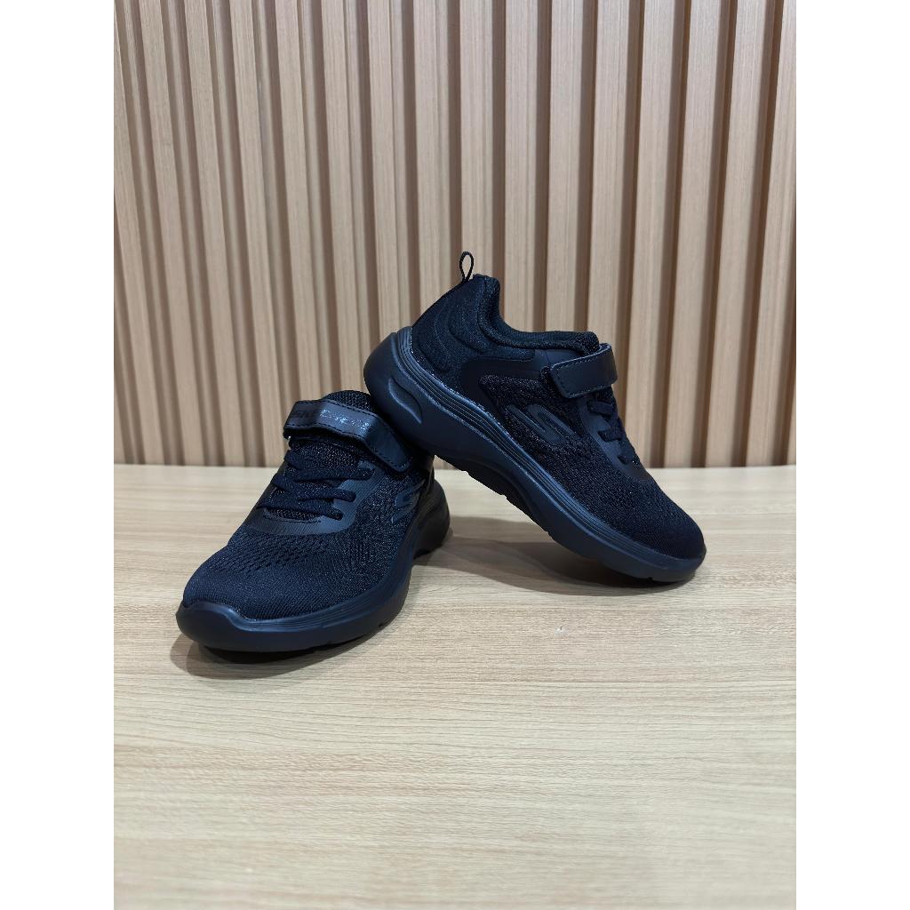 SEPATU SEKOLAH ANAK LAKI-LAKI PEREMPUAN SKECHERS HITAM POLOS PREMIUM