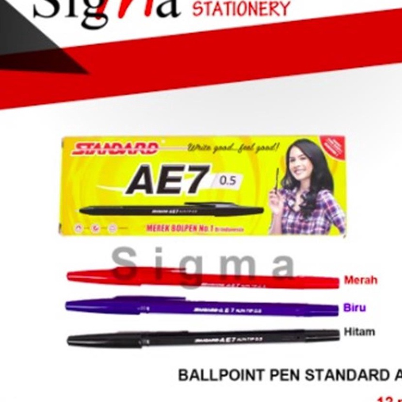 

FG2 Pulpen STANDAR AE7 5 mm STANDARD Lusin