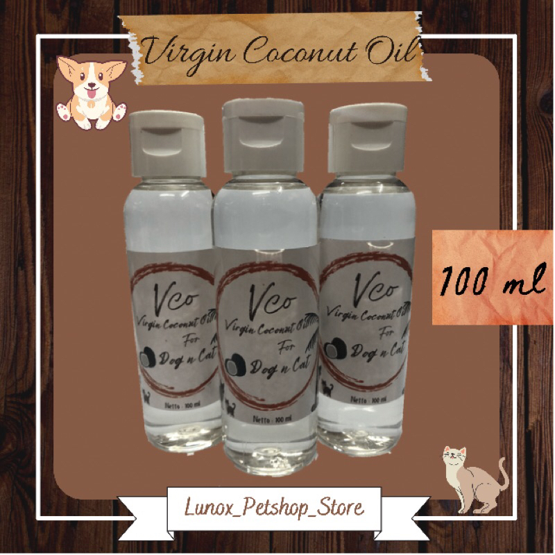 

Virgin Coconut Oil Premium VCO Minyak Kelapa Anjing dan Kucing 100ml
