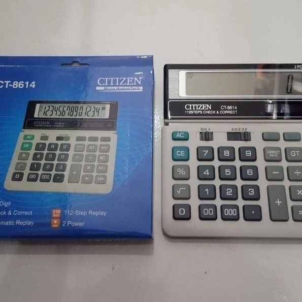 

Hemat Kalkulator Calculator CITIZEN CT 8614 14 Digit