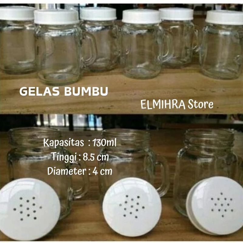 Tempat Merica / Tempat Garam / Wadah Bumbu / Wadah Merica / Wadah Garam / Souvenir Lucu / Souvenir P
