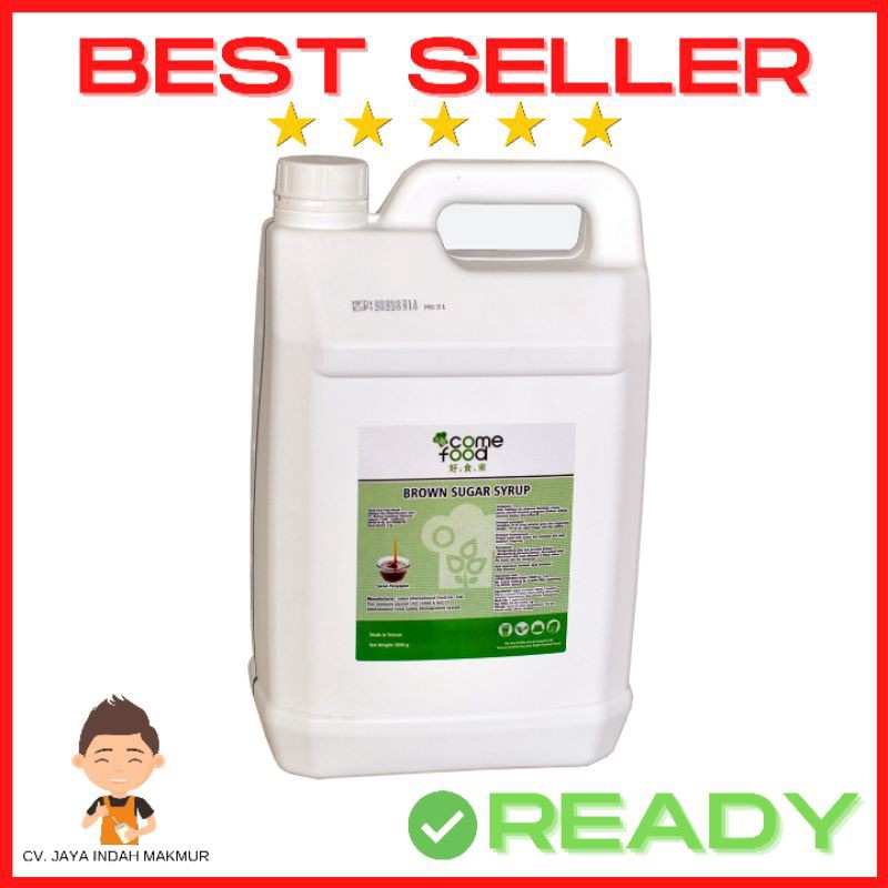 

WAH GROSIR GOJEK Brown Sugar Cair Import Taiwan COME FOOD Gula Aren Liquid 5kg