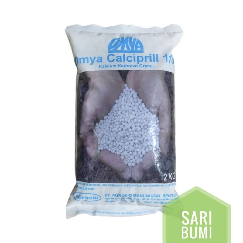 [ kalsium karbonat granul] omya calciprill 110 (2kg)
