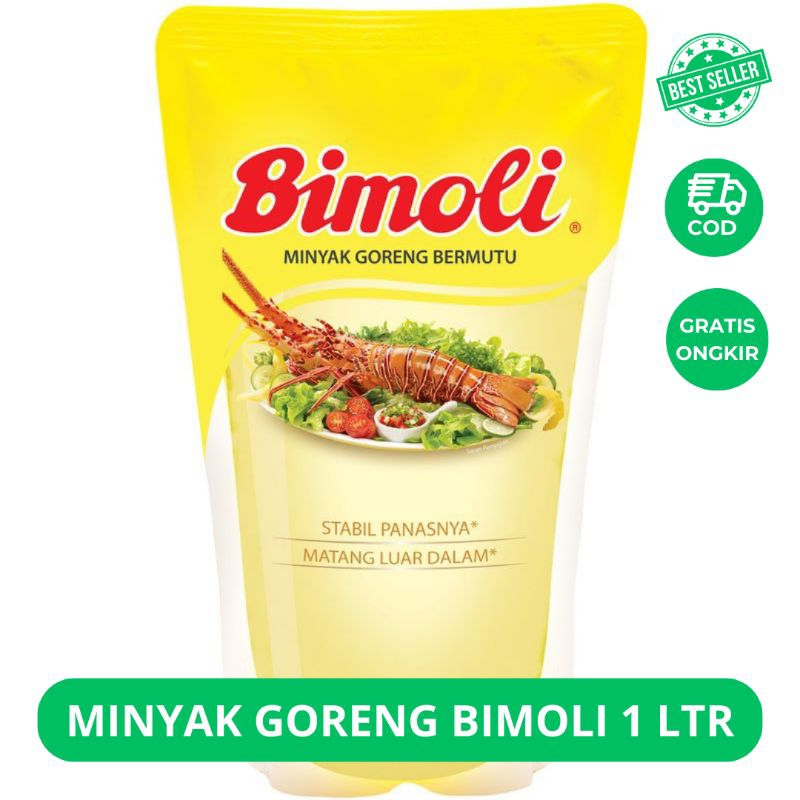 

BIMOLI KLASIK MINYAK GORENG POUCH 1 LITER / BIMOLI KLASIK MINYAK GORENG REFILL 1 L