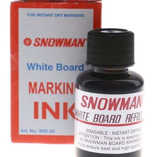 

Hot Isi Tinta Spidol Snowman Boardmarker Refill Isian WBI2