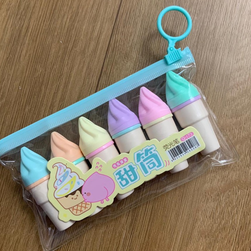 

KI3 STABILO ICE CREAM LUCU IMUT HIGHLIGHTER WARNA WARNI IMPORT TERMURAH SPIDOL WARNA UNIK BISA GROSIR