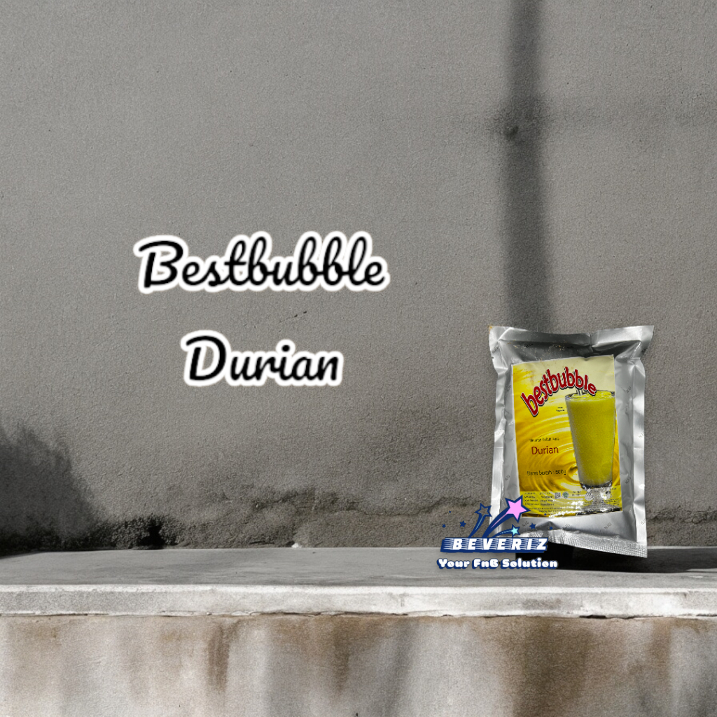 

Bestbubble Durian Powder Drink | Bubuk Minuman Rasa Kekinian Aneka Rasa 500 Gram