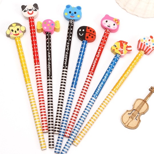 

KF7 COD 1 LUSIN PENSIL MOTIF PENGHAPUS PENCIL TULIS MOTIF LUCU PENSIL TULIS MURAH PEN74 ATK