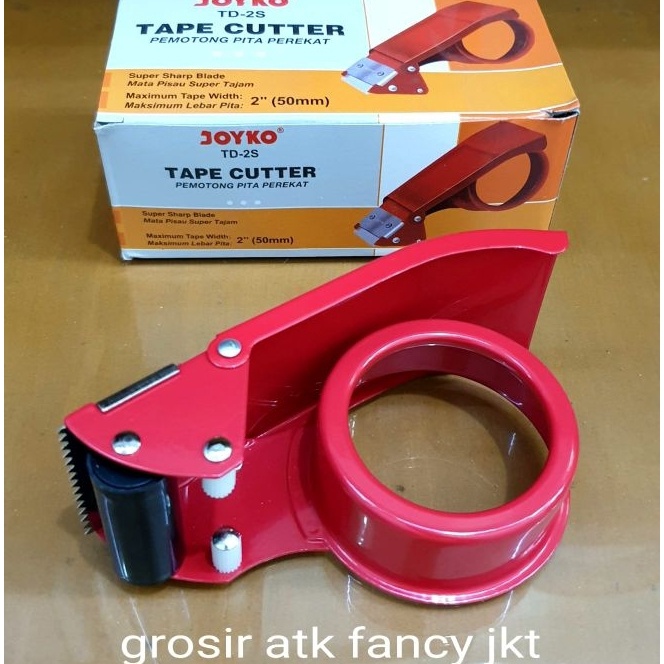 

Tawaran TD 2S Tape Cutter Tape Dispenser Pemotong Pita Perekat Lakban Joyko TD2S Material Besi