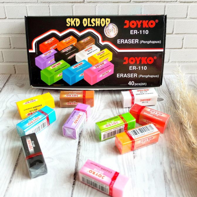 

Limit Penghapus Kecil Eraser Warna Warni Joyko ER11 2 Pcs