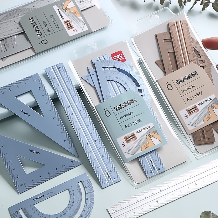 

KF7 PENGARIS RULER ALUMUNIUM GEOMETRY DRAWING DELI 79532