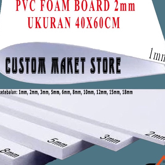 

KP8 PVC BOARD PVC FOAM BOARD 2MM 4X6CM