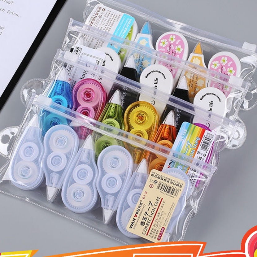 

Boom FAYES COD Tape 6in1 Penghapus Tip Ex Kertas 6in1 Pita Koreksi TipeX Roll Correction Tidak Mudah Terputus STY14