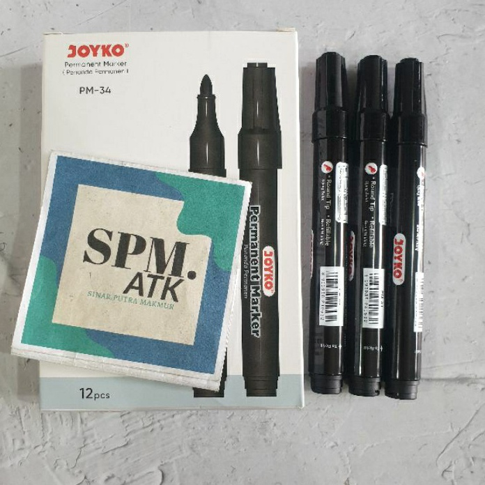 

FG2 Spidol Permanent Joyko PM34