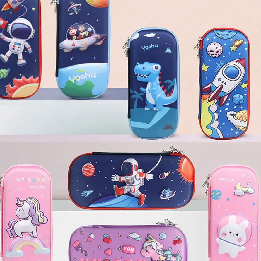 

FG2 Nexxio Kotak Pensil Tempat Pensil 3D Karakter Tempat Pensil Anak Cute Pensil Case 3D Childern