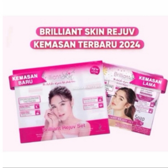 ORIGINAL PAKET BRILLIANT SKIN REJUV SKINCARE WHITENING PEMUTIH WAJAH